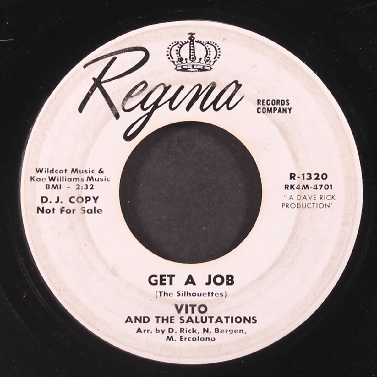 get a job / girls i know by VITO & SALUTATIONS