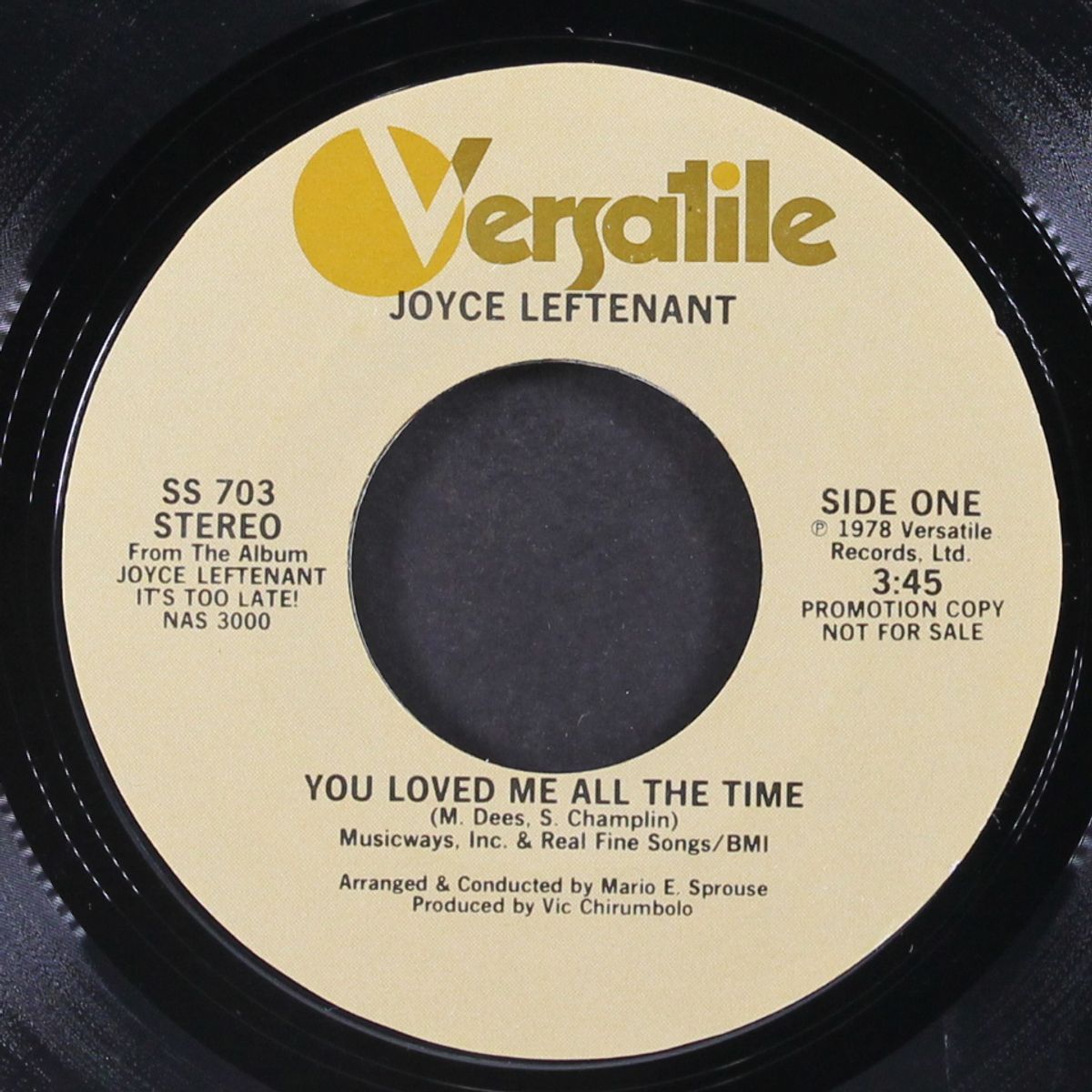 you loved me all the time by JOYCE LEFTENANT