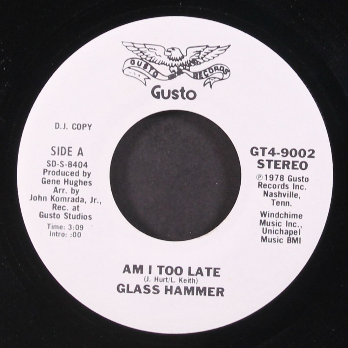 am i too late / mono by GLASS HAMMER
