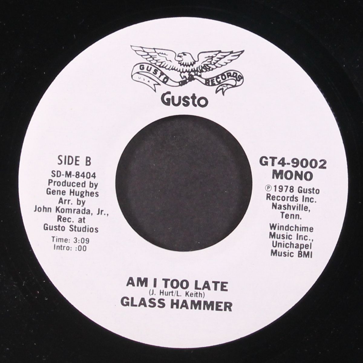 am i too late / mono by GLASS HAMMER