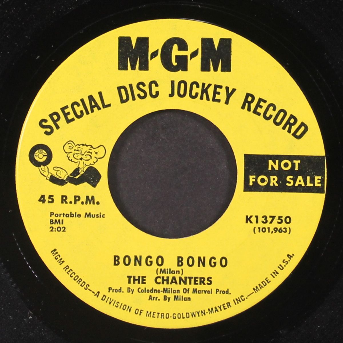 free as a bird / bongo bongo by CHANTERS