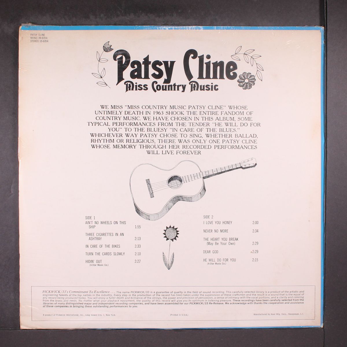 miss country music by PATSY CLINE