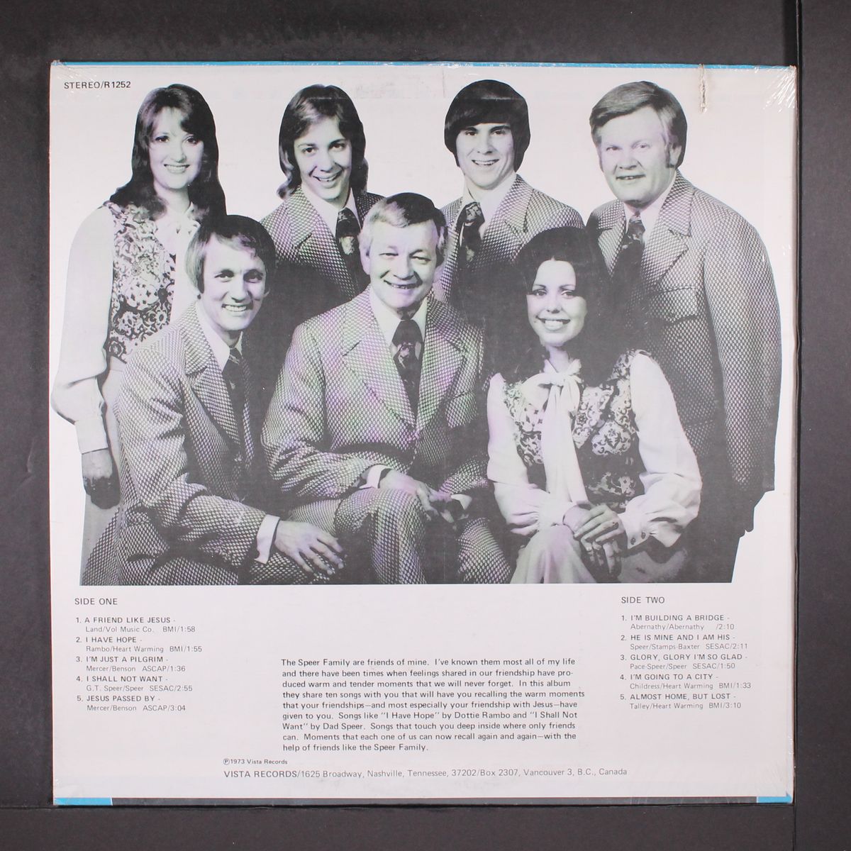 friendship with jesus by SPEER FAMILY