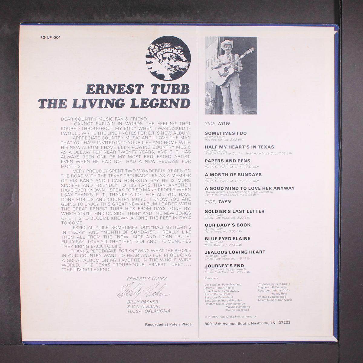 the living legend by ERNEST TUBB