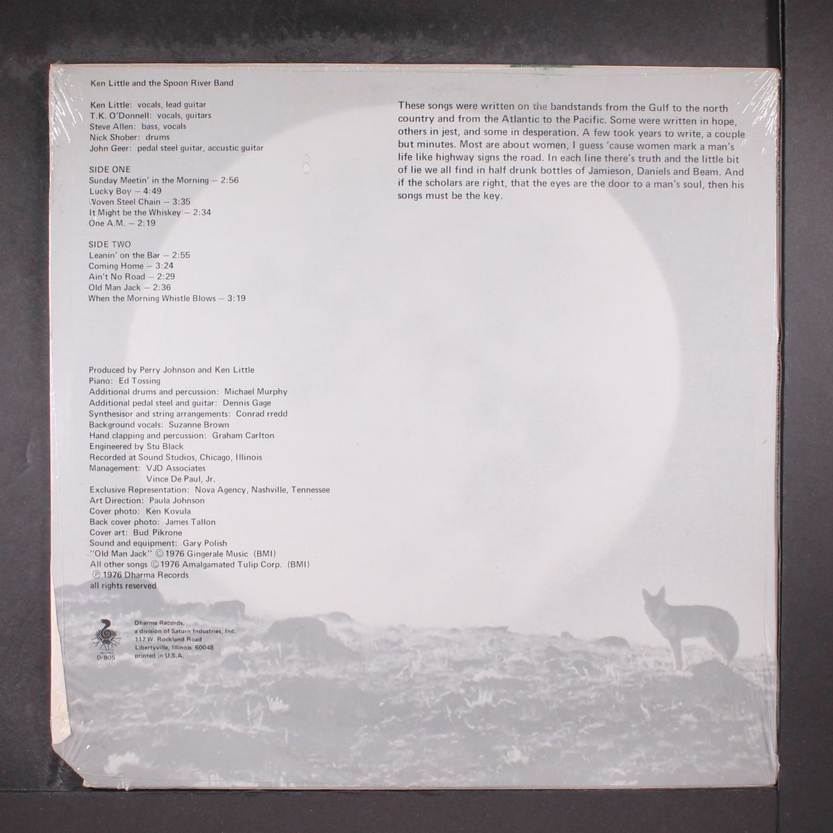 leanin' on the bar by KEN LITTLE & SPOON RIVER BAND