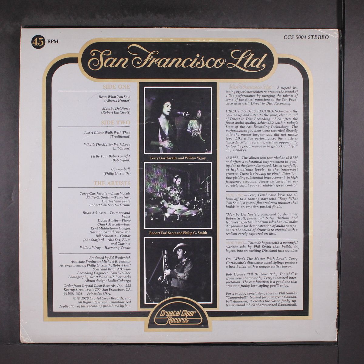 san francisco ltd. by SAN FRANCISCO LTD.