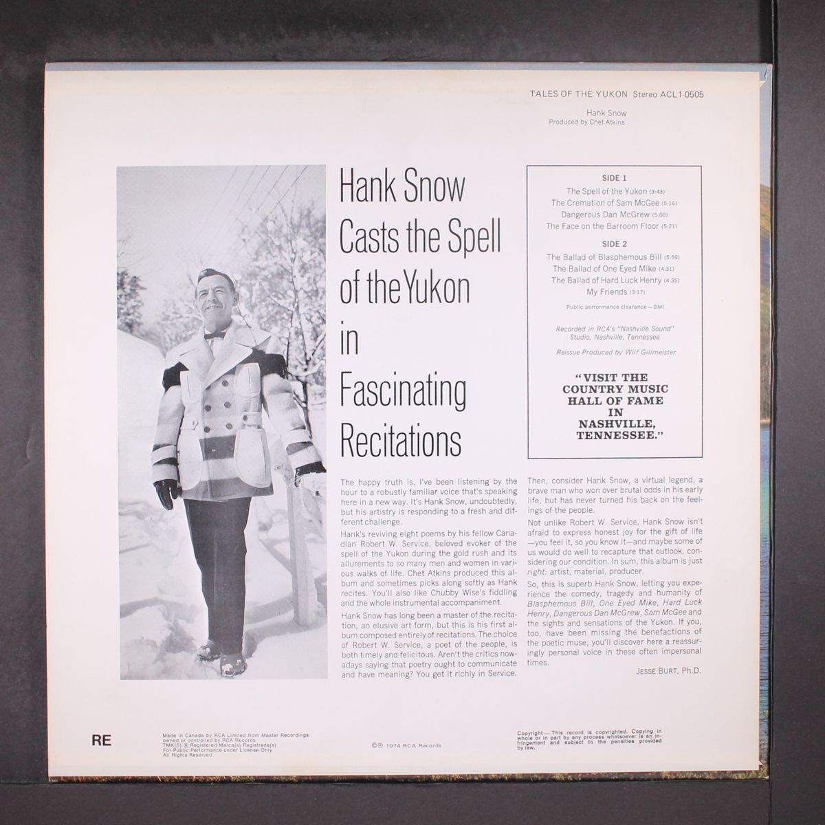 tales of the yukon by HANK SNOW