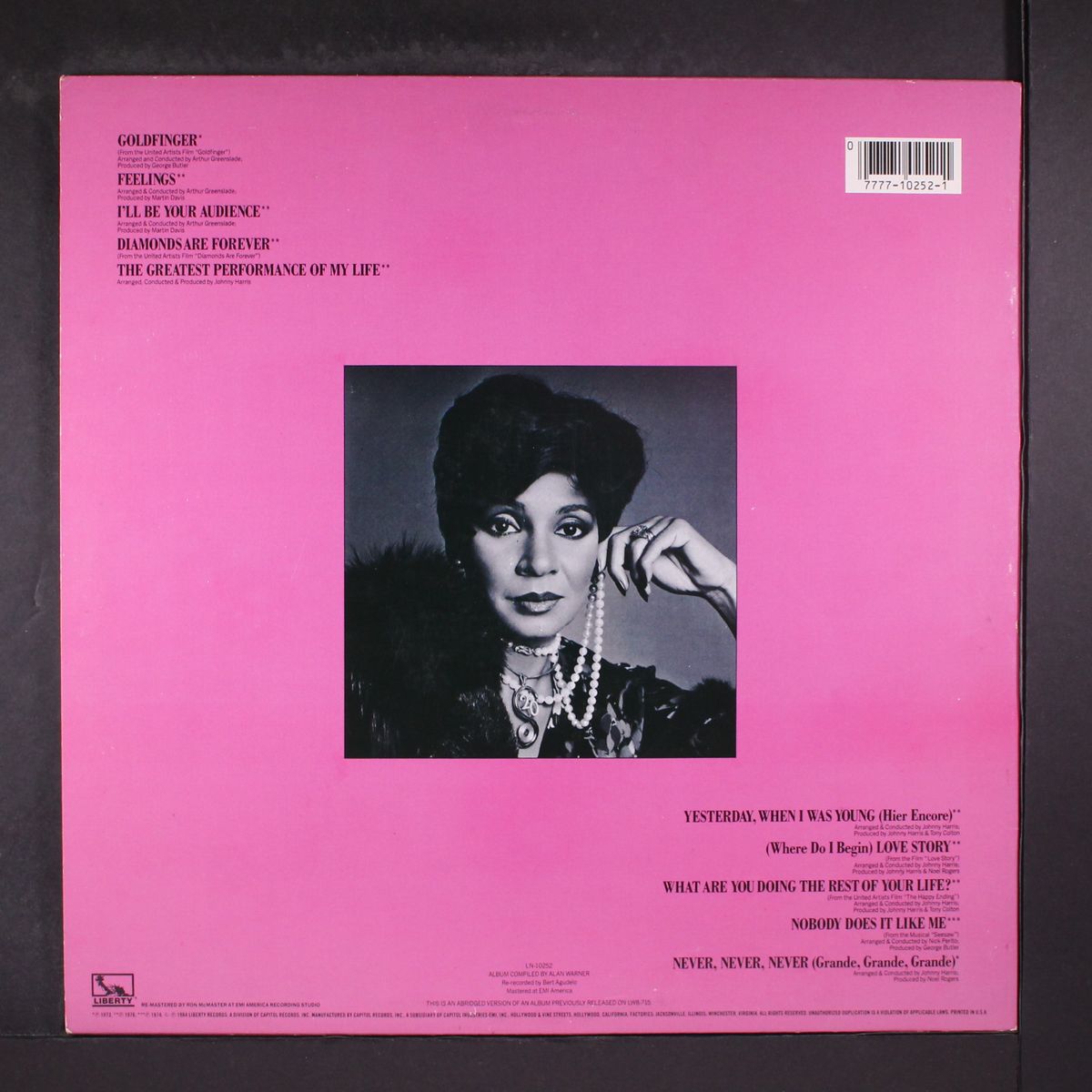 great performances by SHIRLEY BASSEY