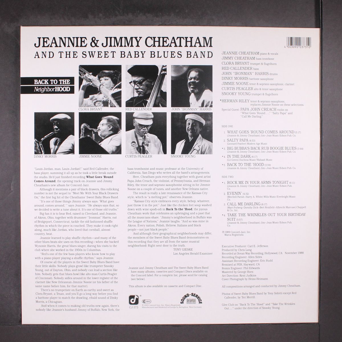 back to the neighborhood by JEANNIE & JIMMY CHEATHAM