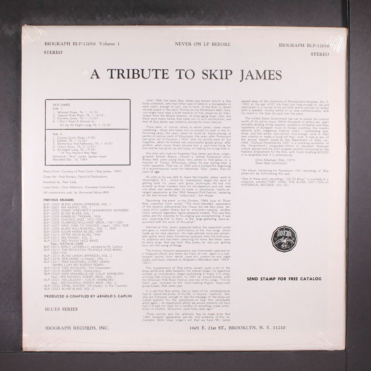 a tribute to skip james by SKIP JAMES
