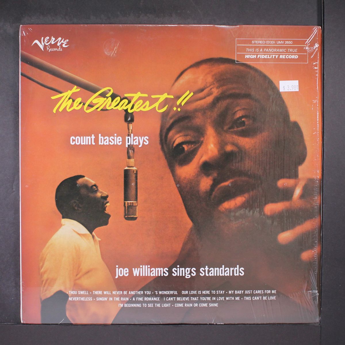 plays...sings standards by COUNT BASIE / JOE WILLIAMS