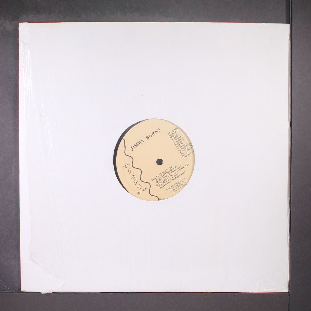 can't get over / just ain't my day by JIMMY BURNS / BOBBY JONZ