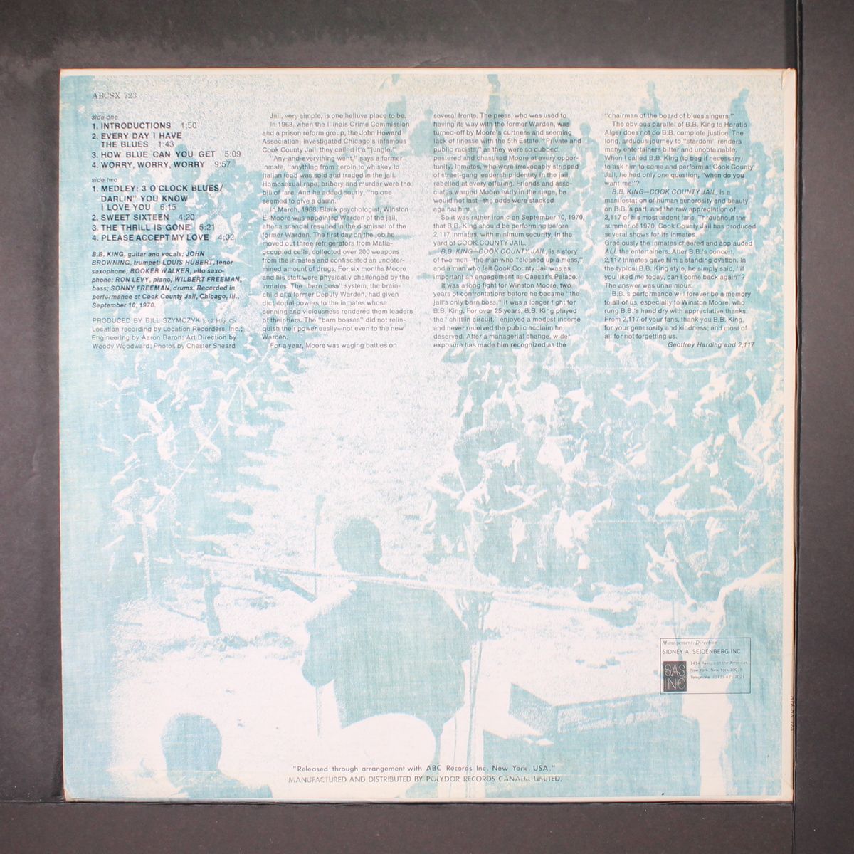 live in cook county jail by B.B. KING