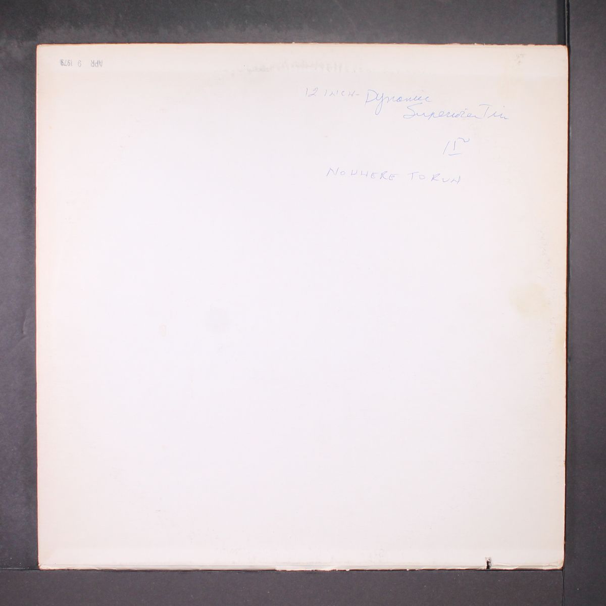 nowhere to run / same by DYNAMIC SUPERIORS TM