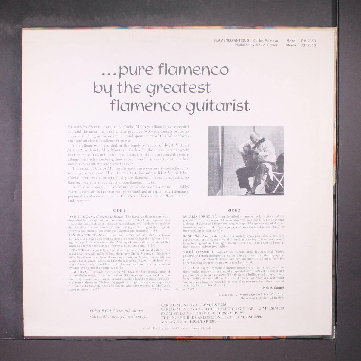 flamenco antiguo by CARLOS MONTOYA