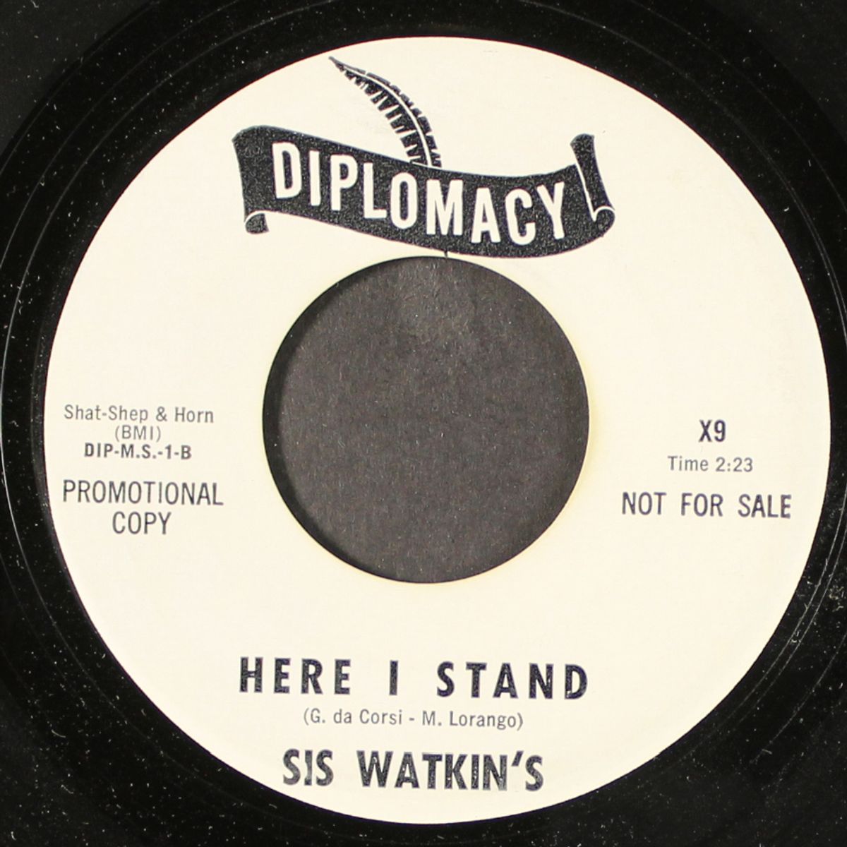 only you can give / here i stand by SIS WATKIN'S