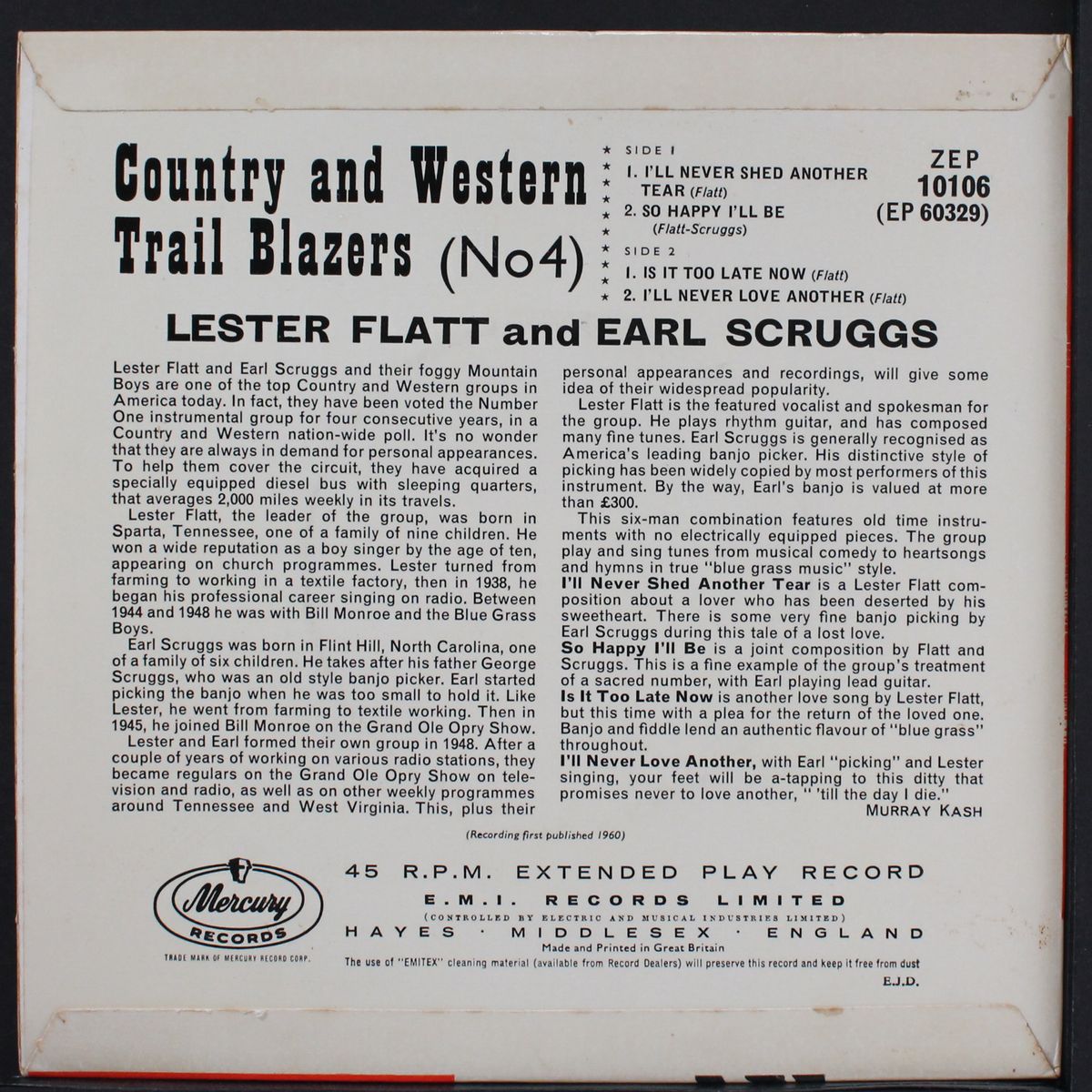 country & western trail blazers by FLATT & SCRUGGS