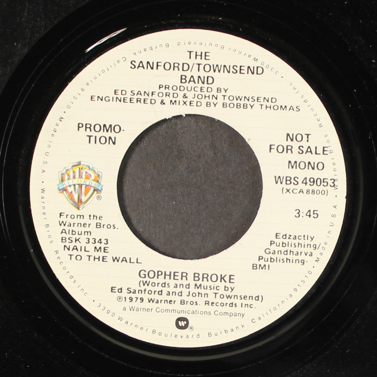 gopher broke by SANFORD/TOWNSEND BAND