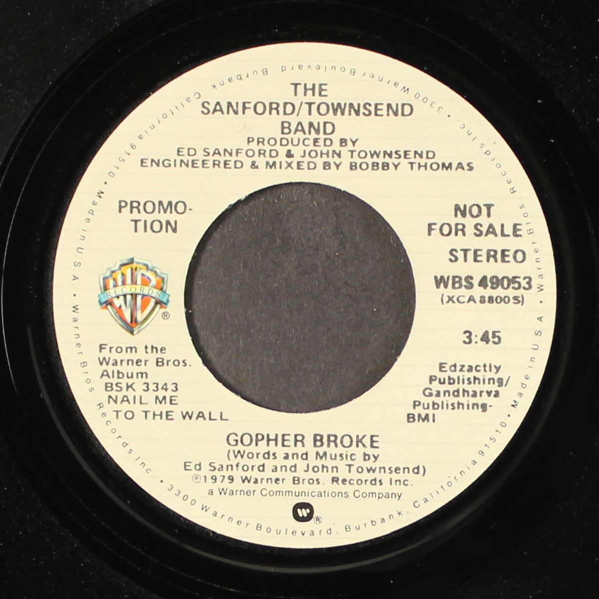 gopher broke by SANFORD/TOWNSEND BAND