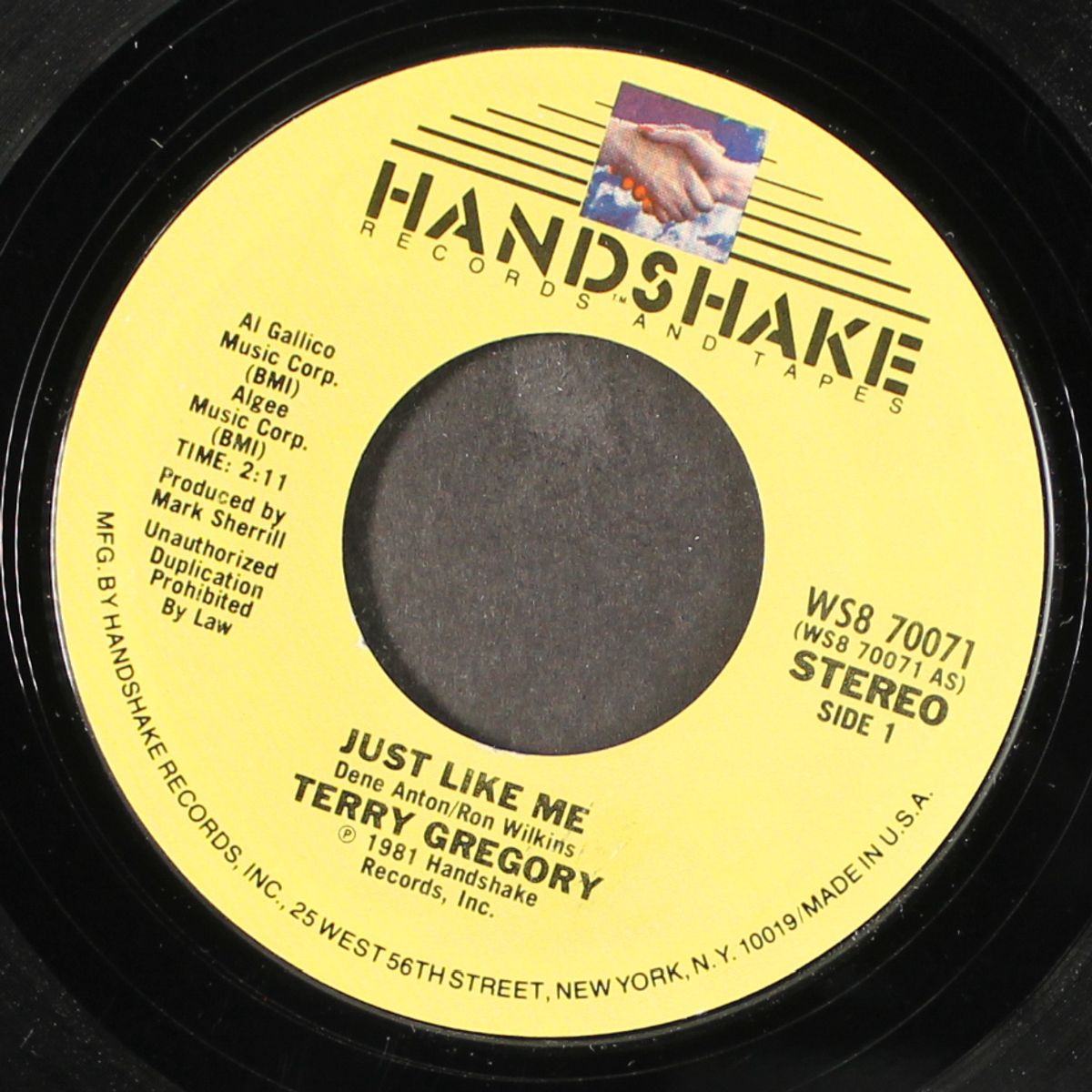 just like me / love left over by TERRY GREGORY