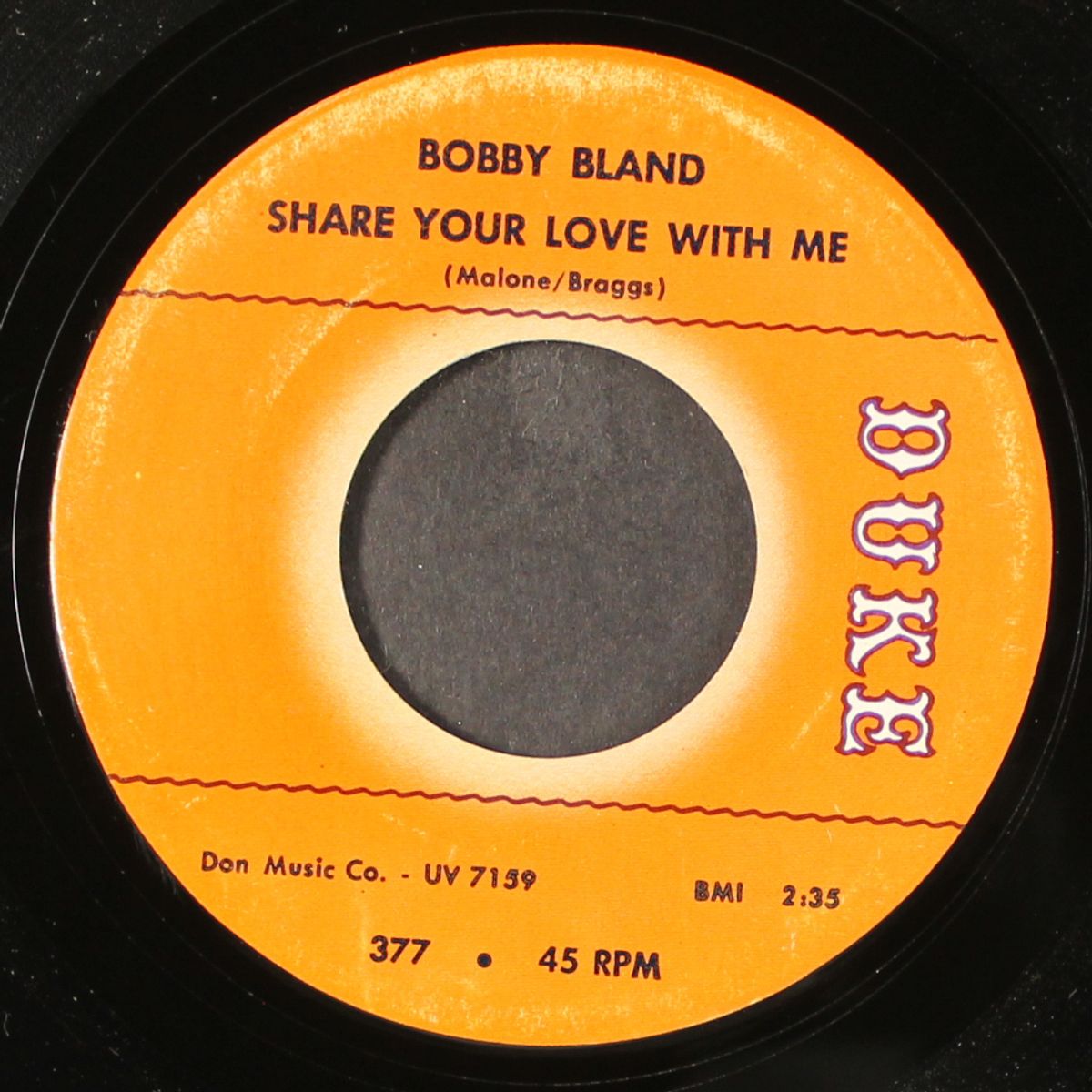 share your love with me / after it's too late by BOBBY BLAND
