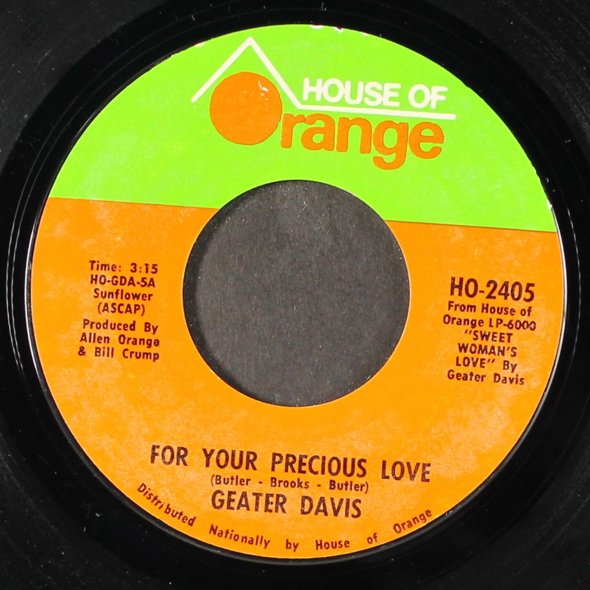 for your precious love / wrapped up in you by GEATER DAVIS