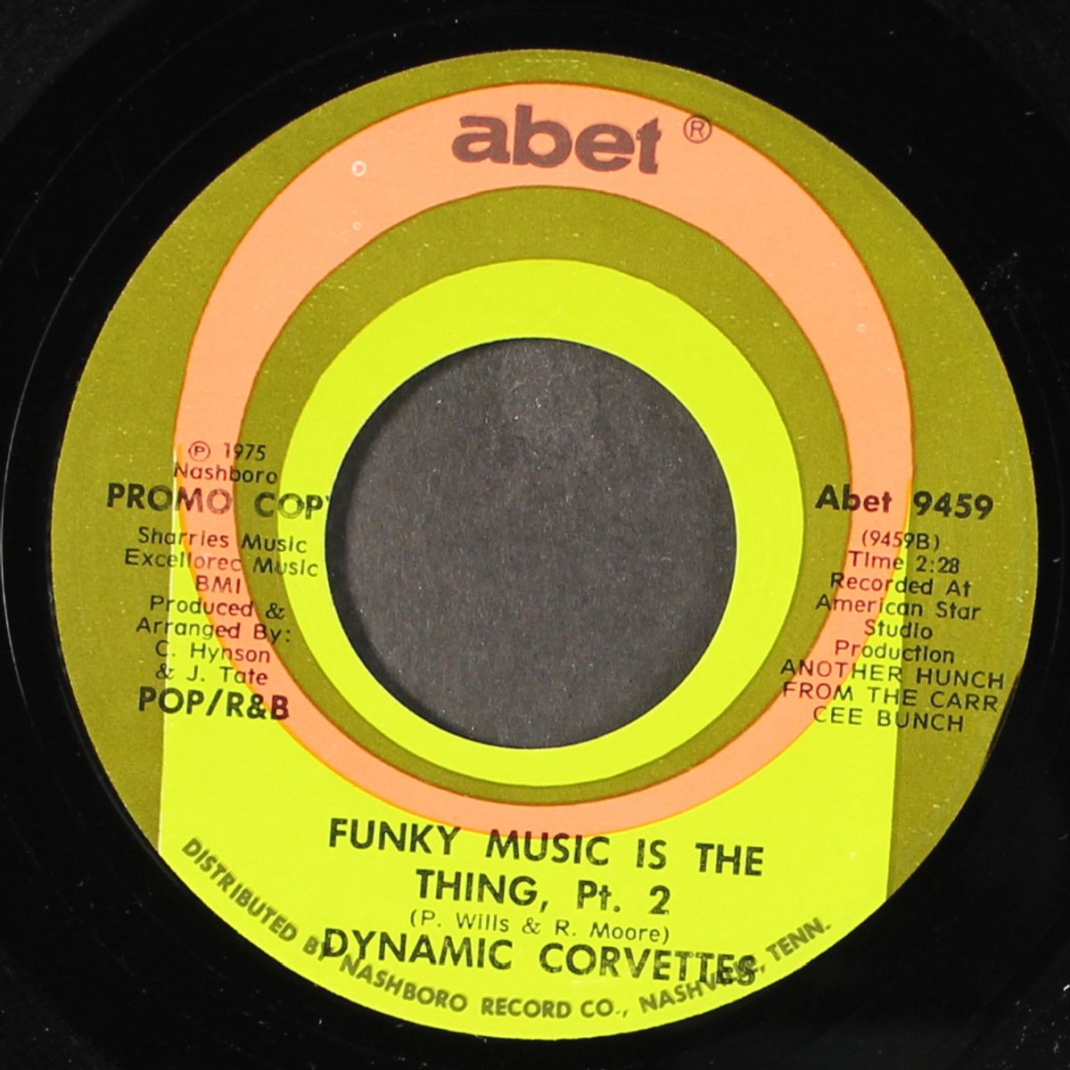 funky music is the thing, pt. 1 / pt. 2 by DYNAMIC CORVETTES