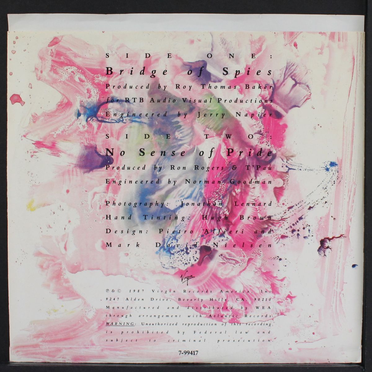 bridge of spies / no sense of pride by T'PAU