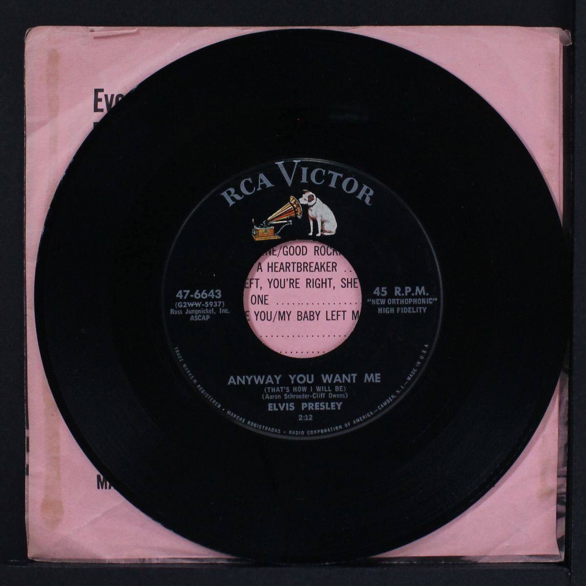 love me tender / anyway you want me by ELVIS PRESLEY