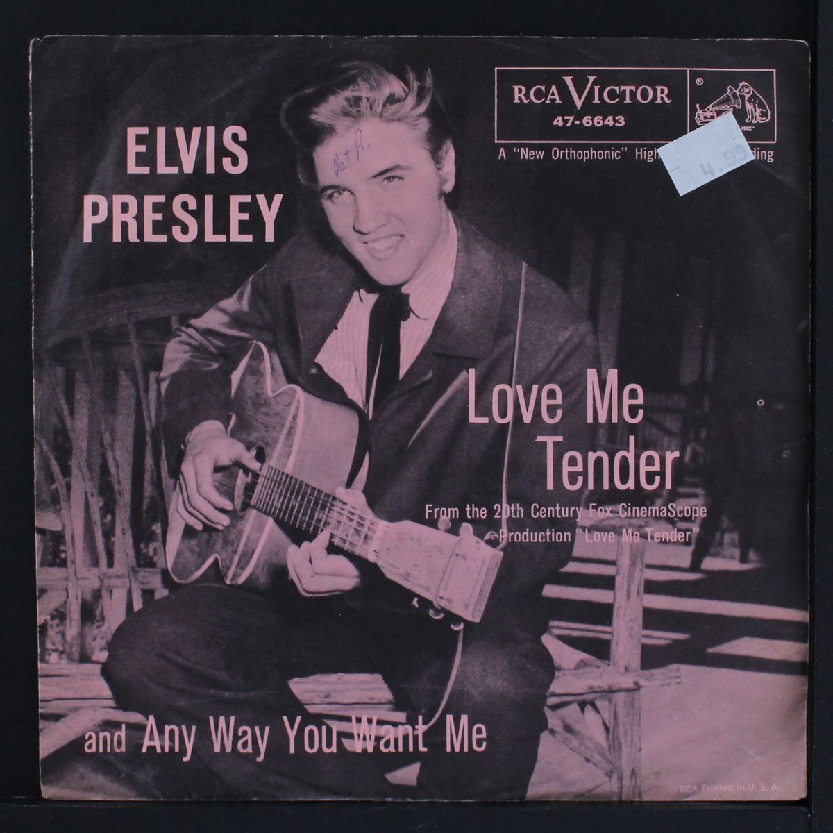 love me tender / anyway you want me by ELVIS PRESLEY