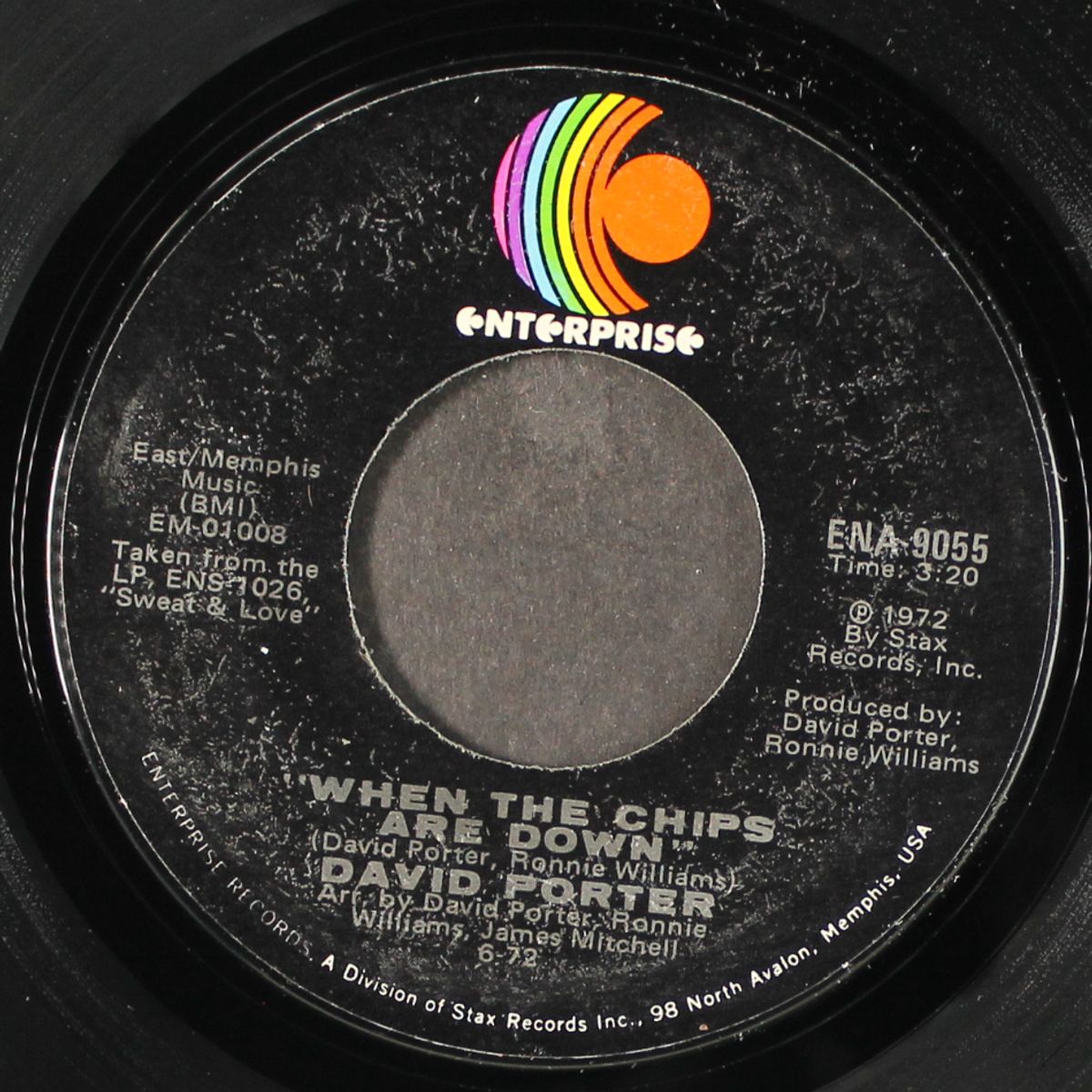 when the chips are down / i wanna be your somebody by DAVID PORTER