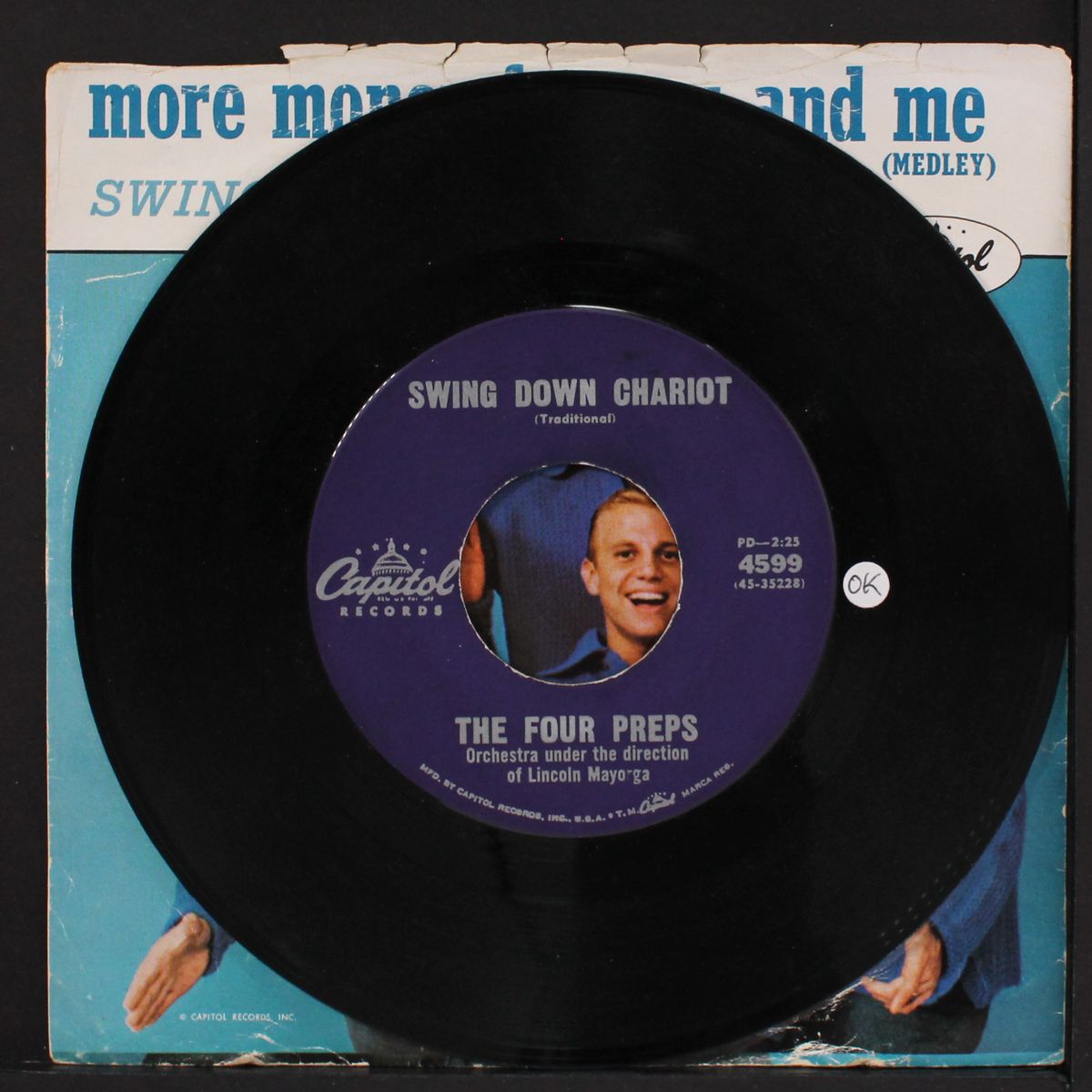 more money for you and me / swing down chariot by FOUR PREPS
