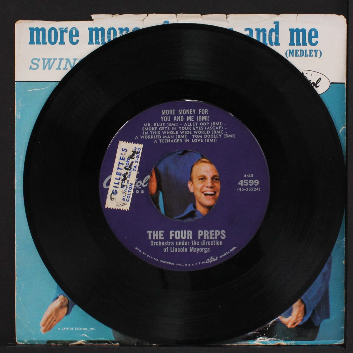 more money for you and me / swing down chariot by FOUR PREPS