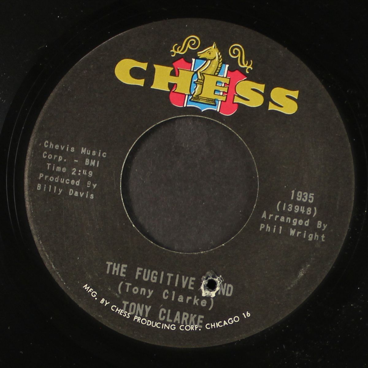 the fugitive kind / poor boy by TONY CLARKE