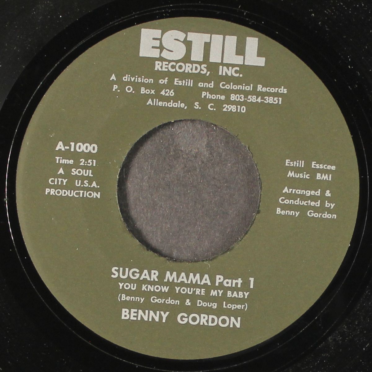 sugar mama / part 2 by BENNY GORDON