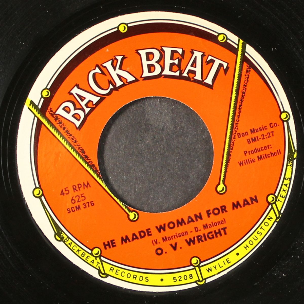 don't let my baby ride / he made woman for man by O.V. WRIGHT