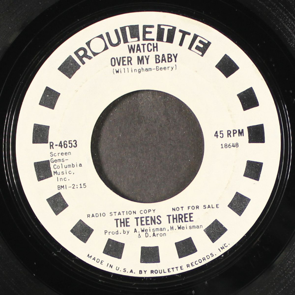 give your heart another chance / watch over my baby by TEENS THREE