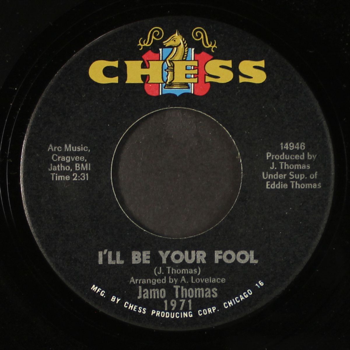 must i holler / i'll be your fool by JAMO THOMAS