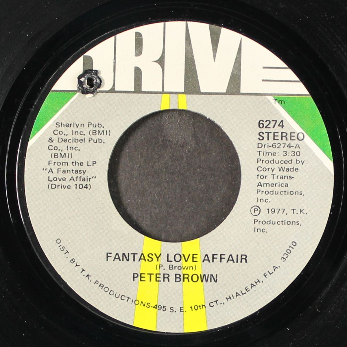fantasy love affair / it's true what they say about love by PETER BROWN
