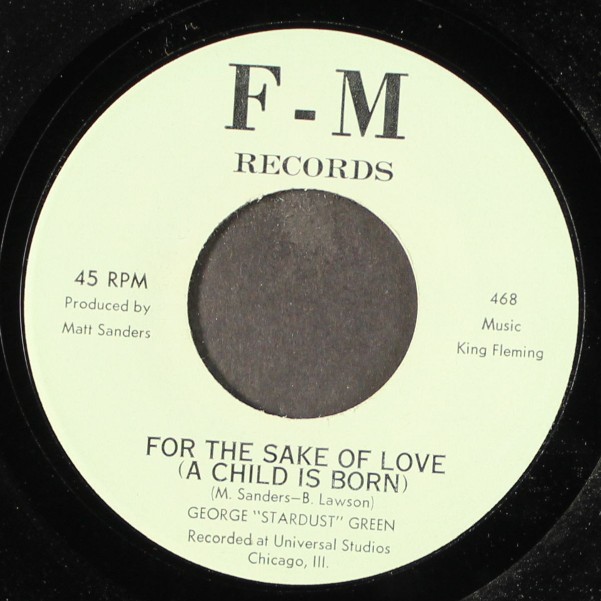 what are you doing the rest of your life / for the sake of love (a child is born) by GEORGE 'STARDUST' GREEN