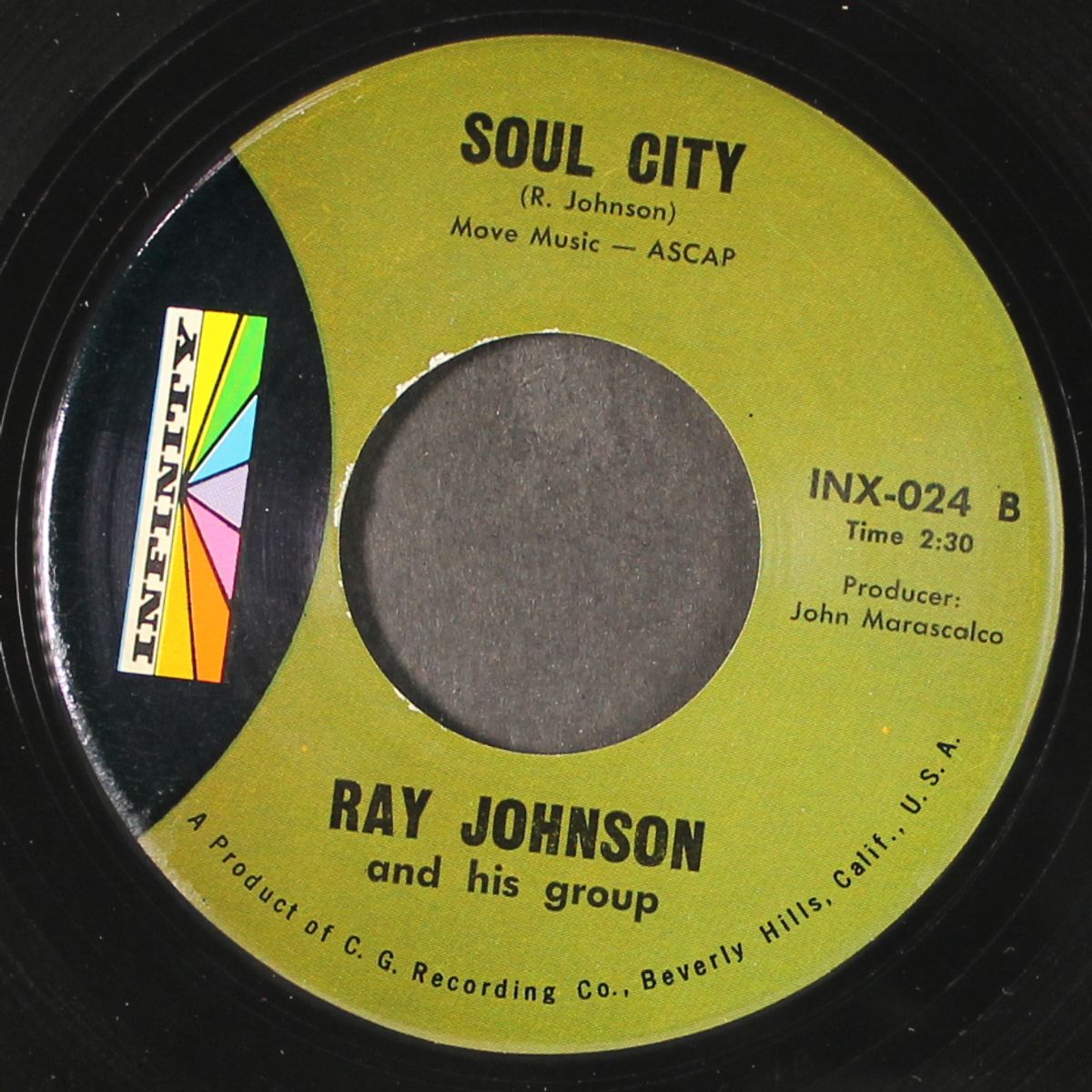 soul city / kinda groovy by RAY JOHNSON