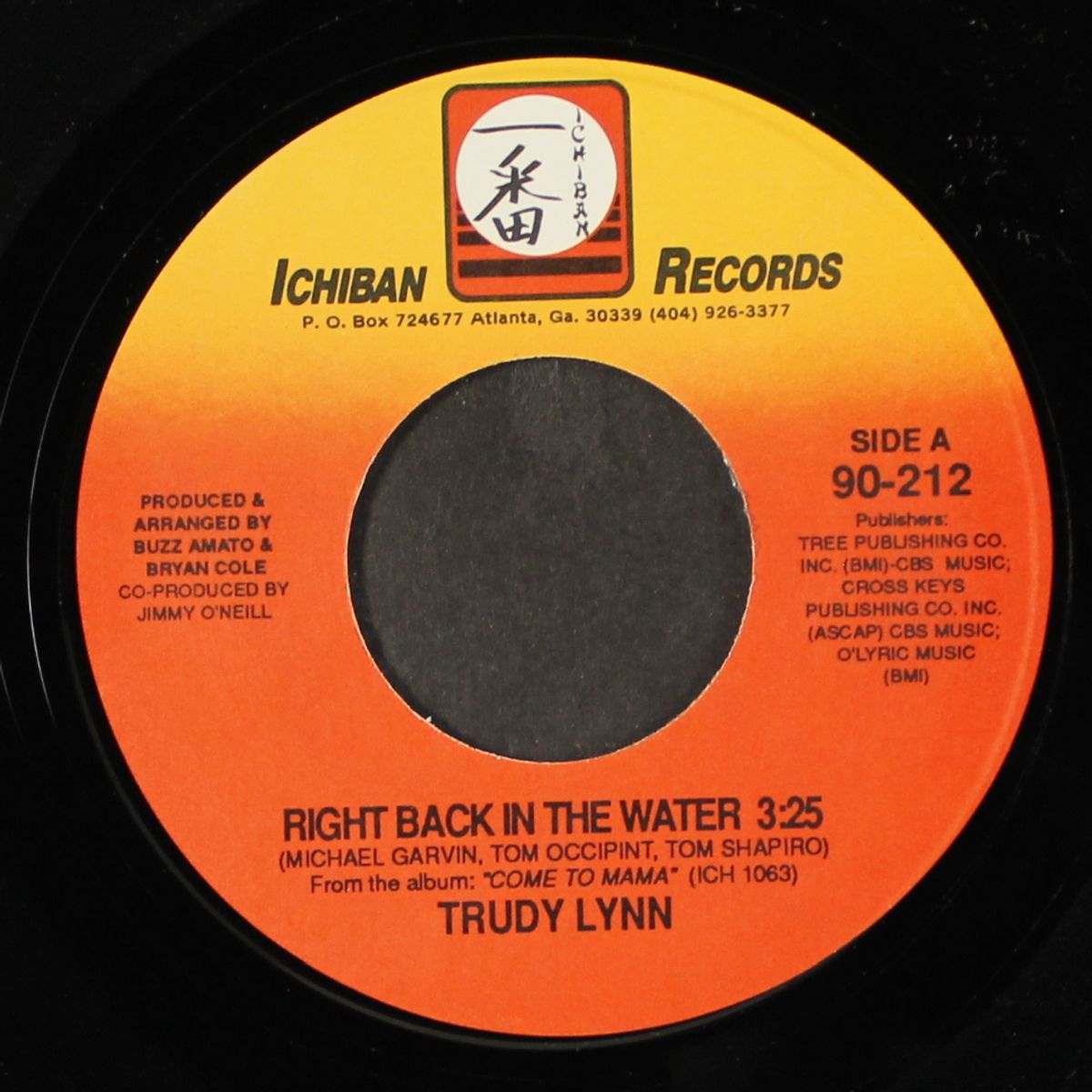 right back in water by TRUDY LYNN
