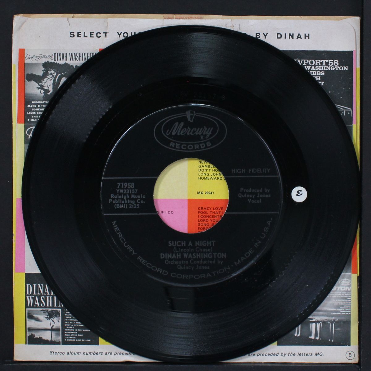 such a night / until sunrise by DINAH WASHINGTON