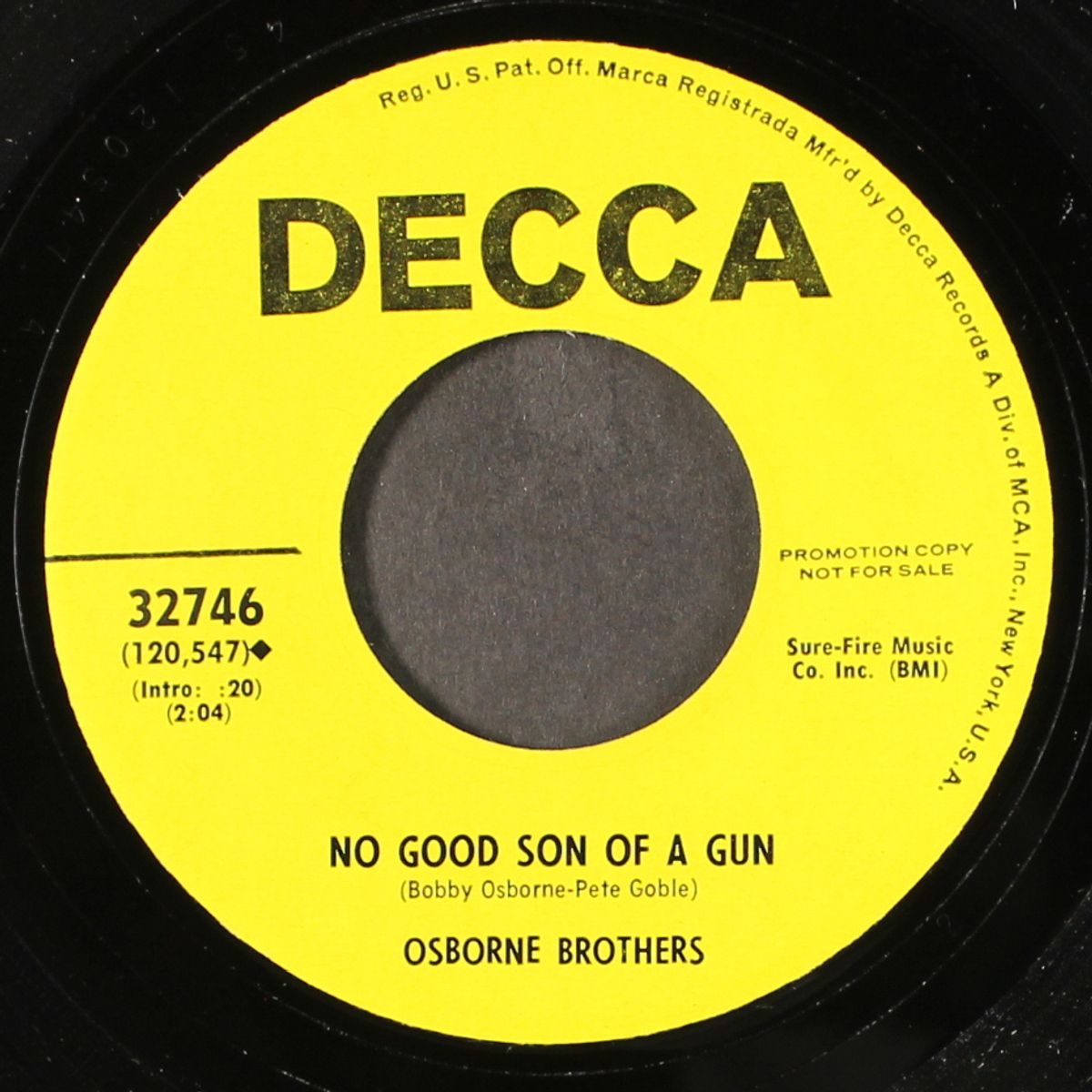 no good son of a gun / my old kentucky home by OSBORNE BROTHERS