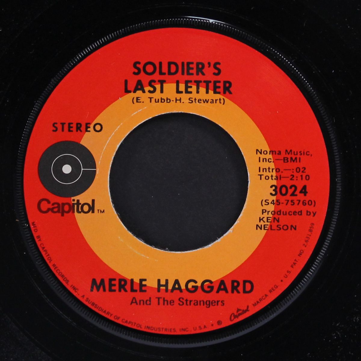 the farmer's daughter / soldier's last letter by MERLE HAGGARD