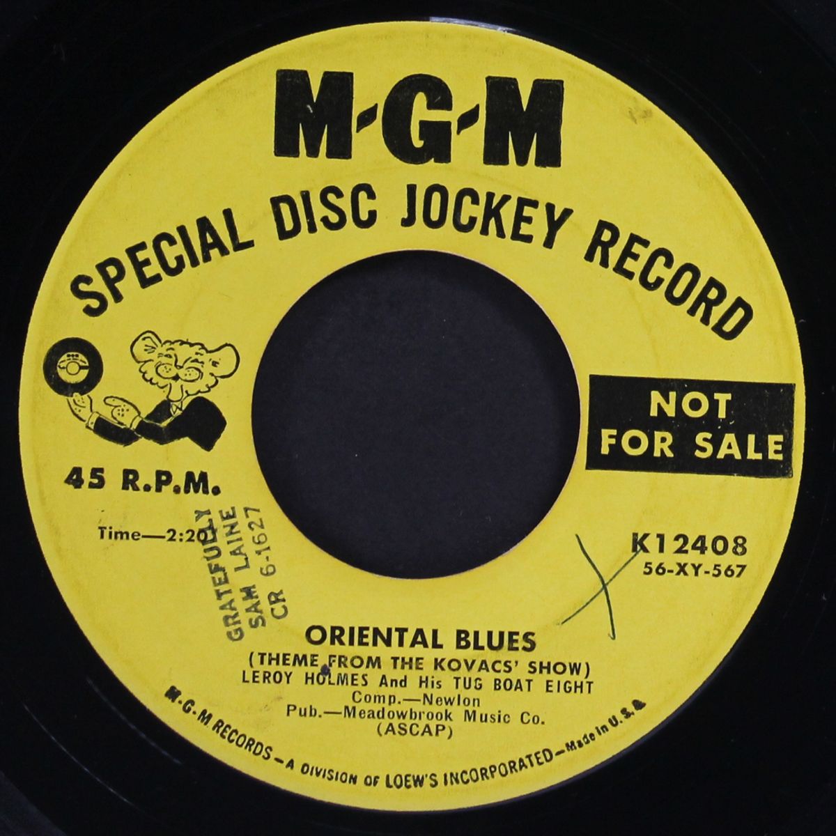oriental blues / hey, taxi! by LEROY HOLMES