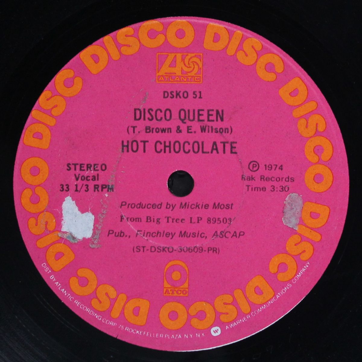 disco queen / same by HOT CHOCOLATE