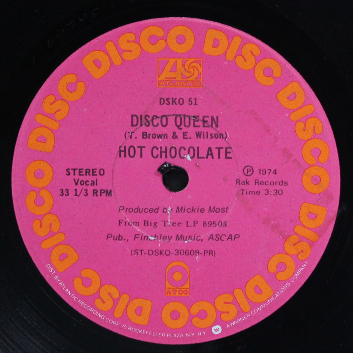 disco queen / same by HOT CHOCOLATE