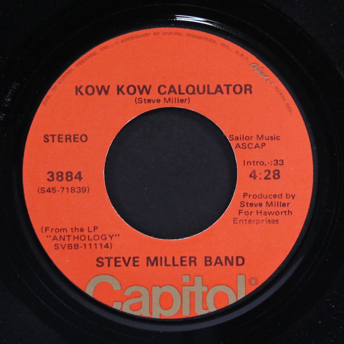 living in the u.s.a. / kow kow calculator by STEVE MILLER