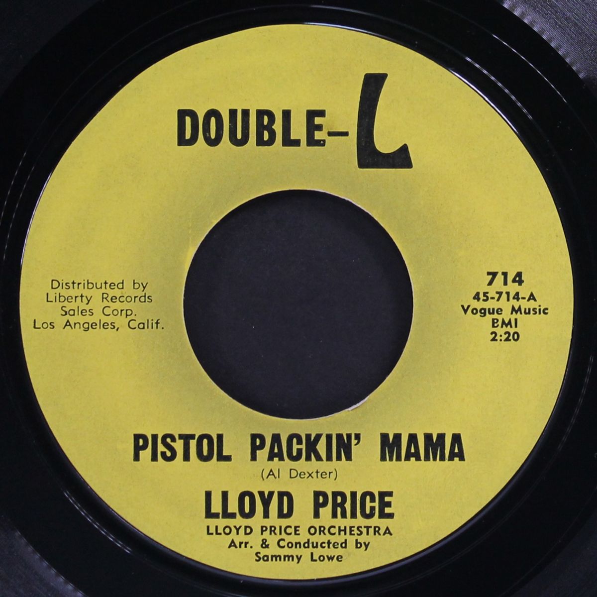 pistol packin' mama / tennessee waltz by LLOYD PRICE